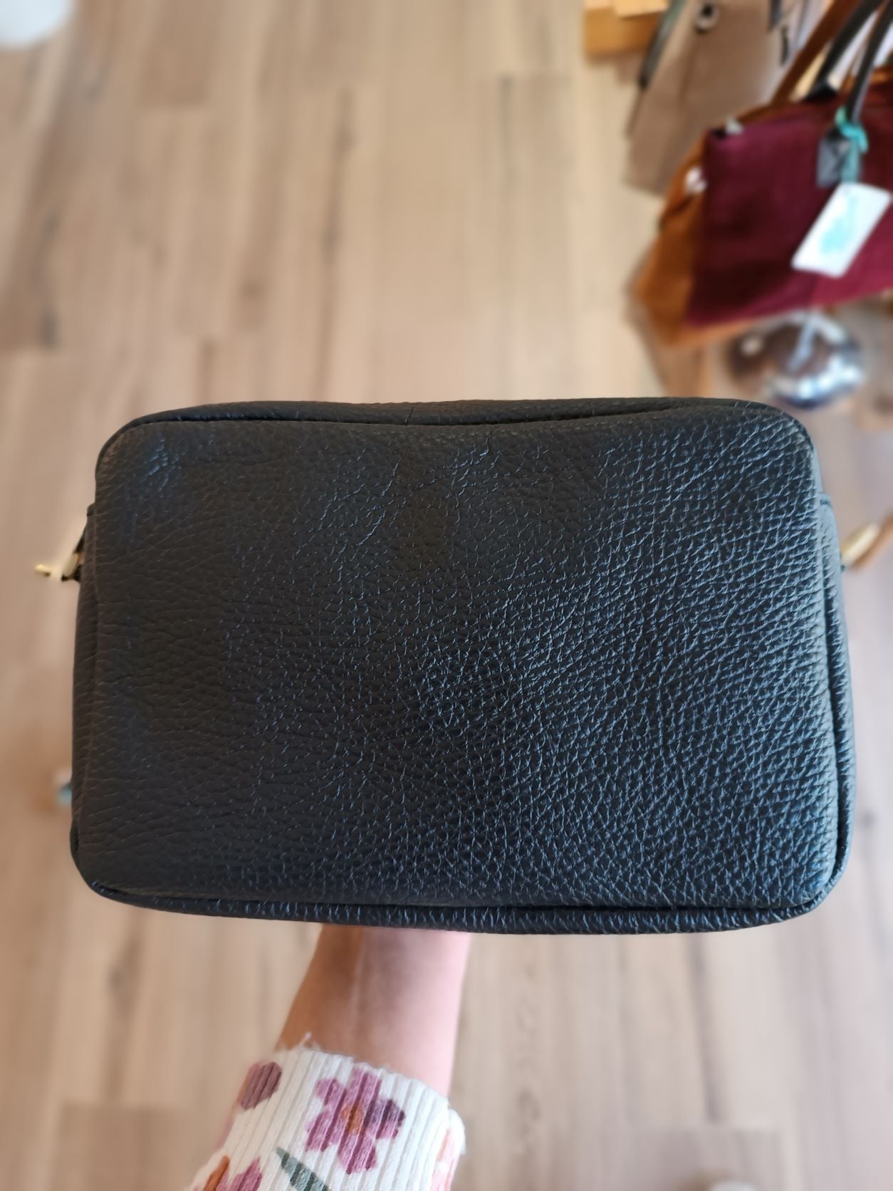 Bolso Nora en piel 2 cremalleras | Personalización gratuita