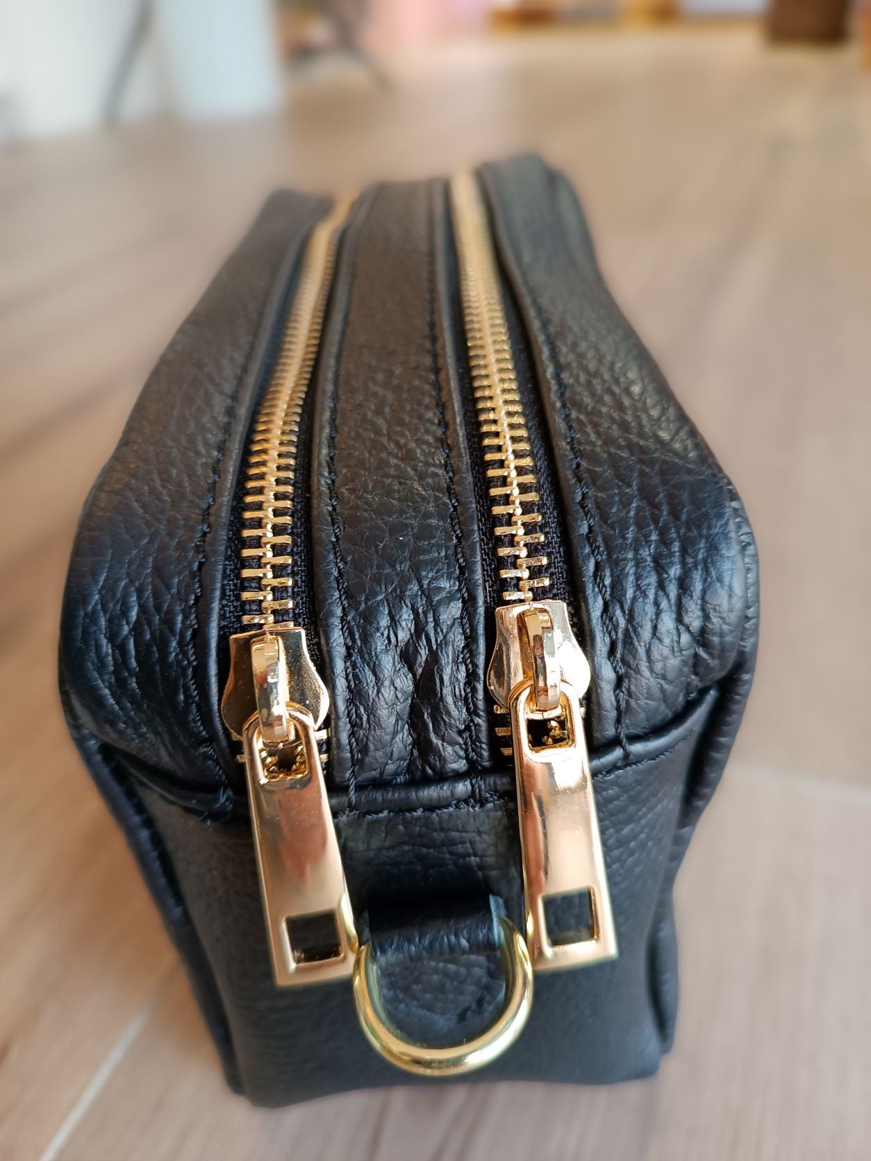 Bolso Nora en piel 2 cremalleras | Personalización gratuita