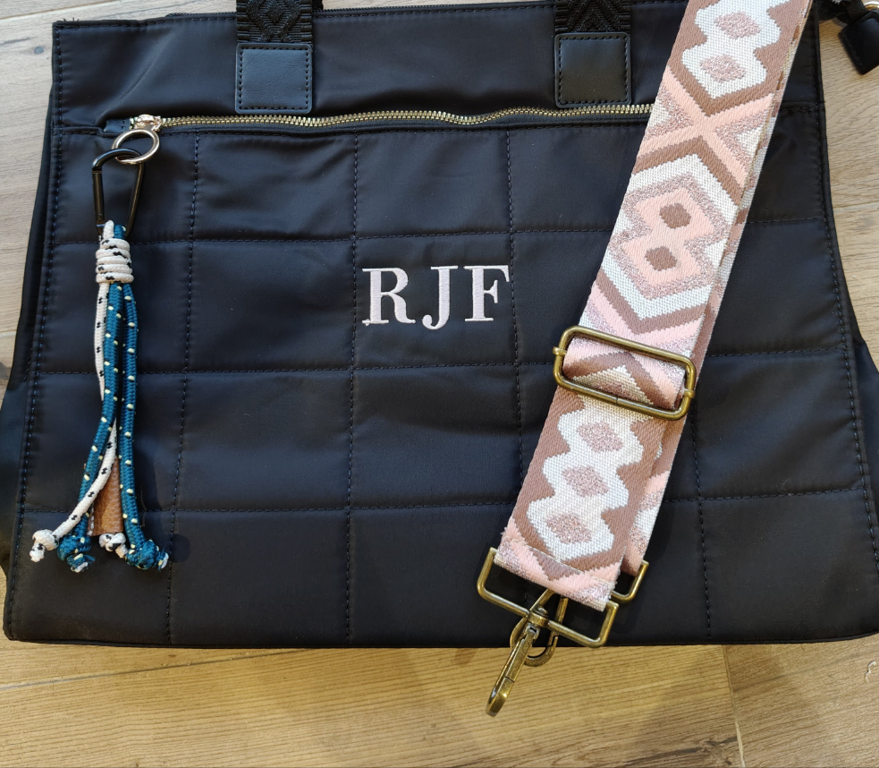 Bolso Pau con asa corta y larga en nailon (PERSONALIZACIÓN GRATUITA)