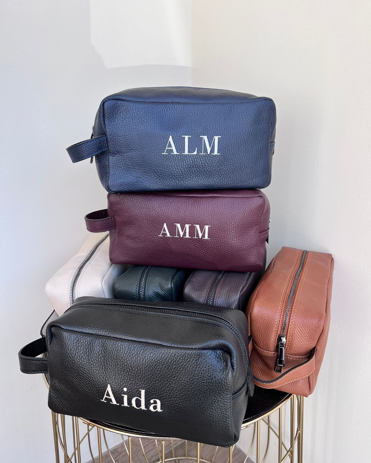 Neceser de mano en piel unisex (PERSONALIZACIÓN GRATUITA)