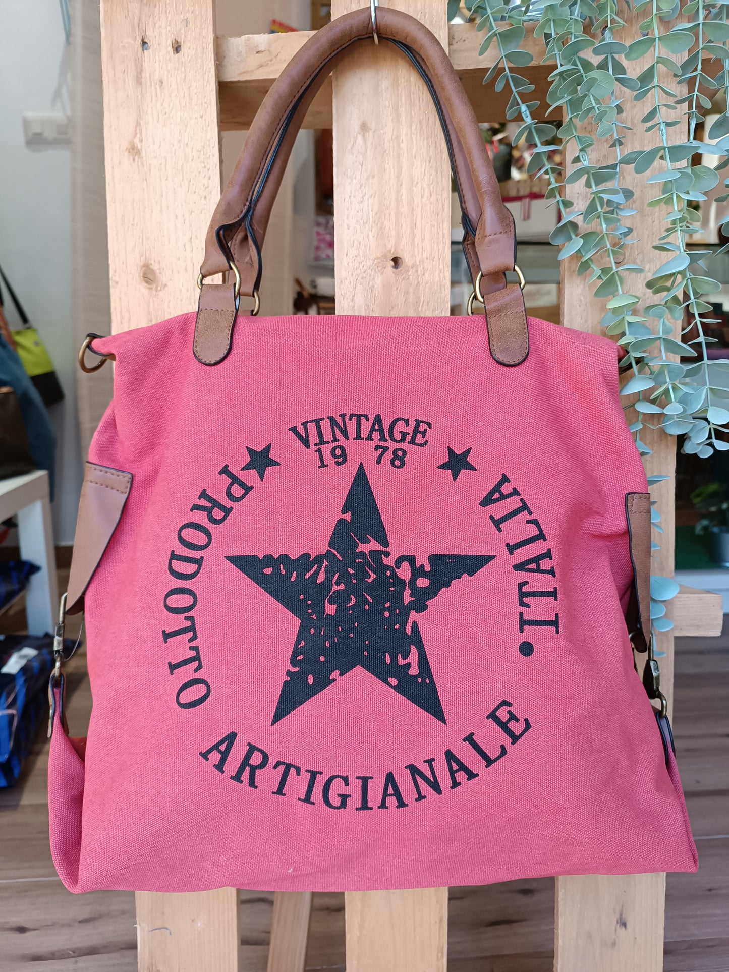 Bolso lona VINTAGE
