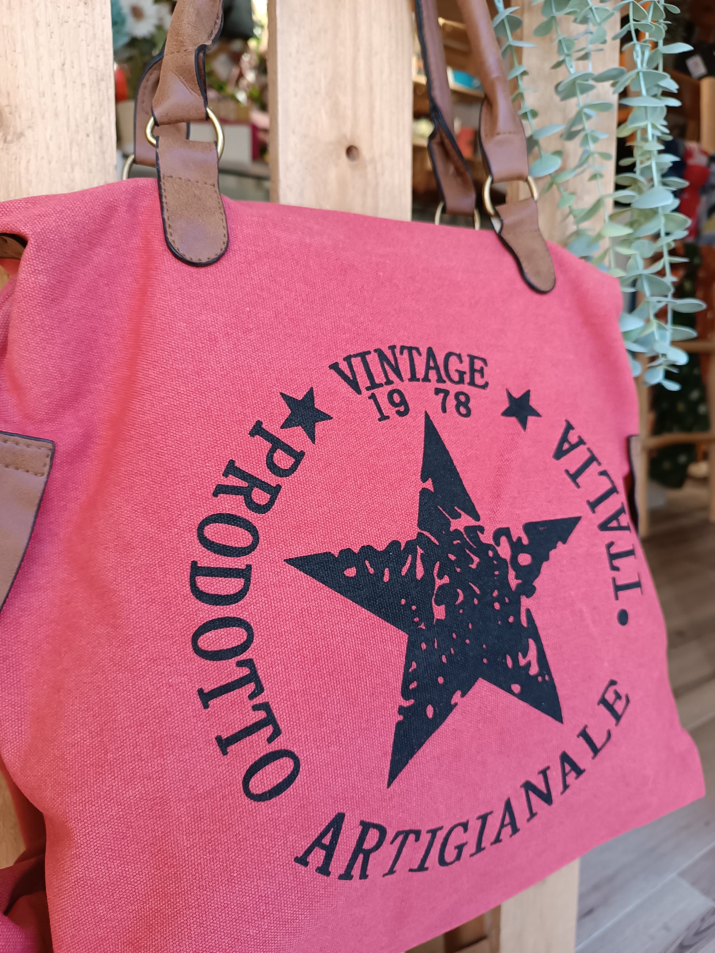 Bolso lona VINTAGE