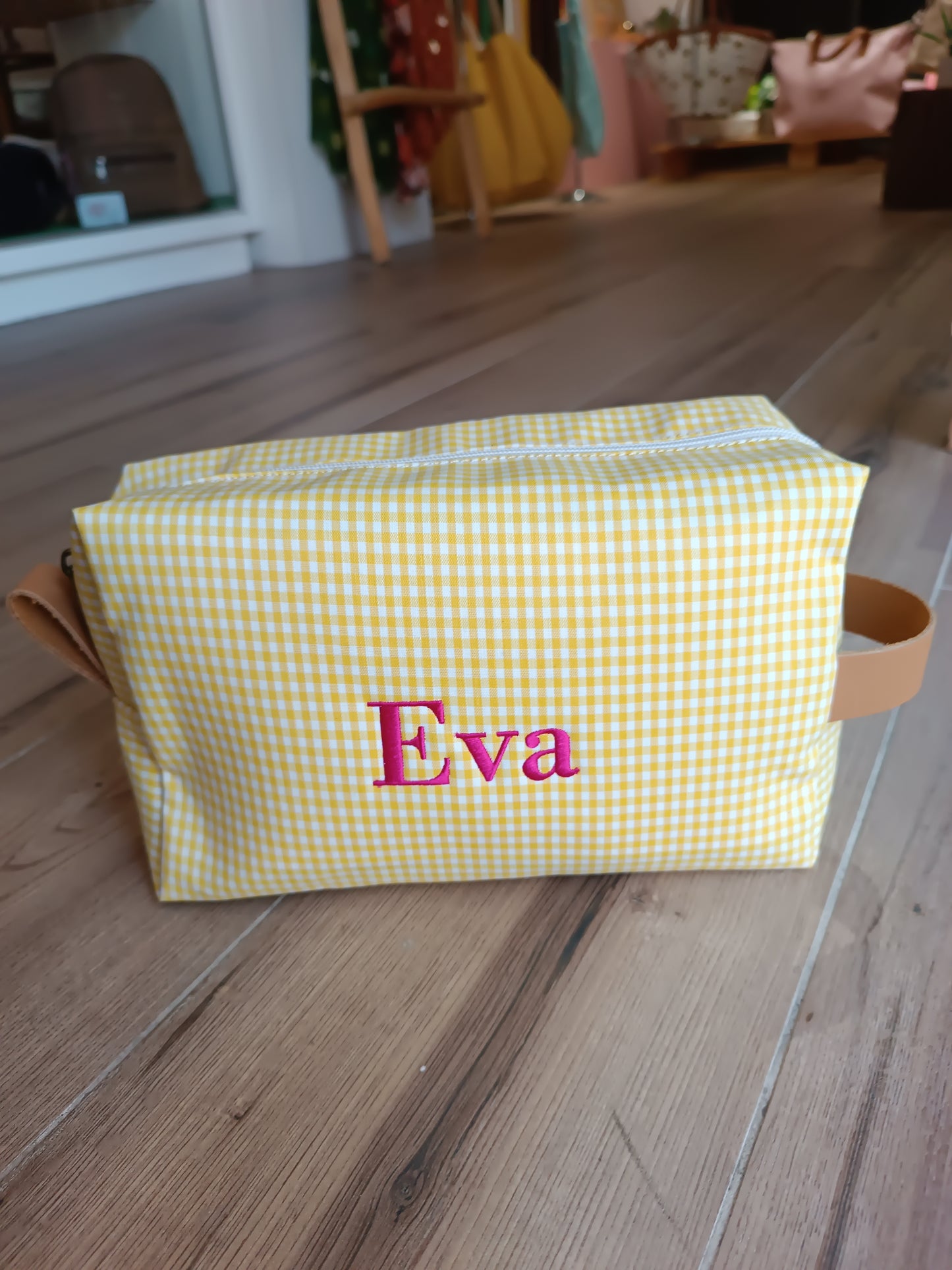 Neceser colores tela Vichy (personalizable)