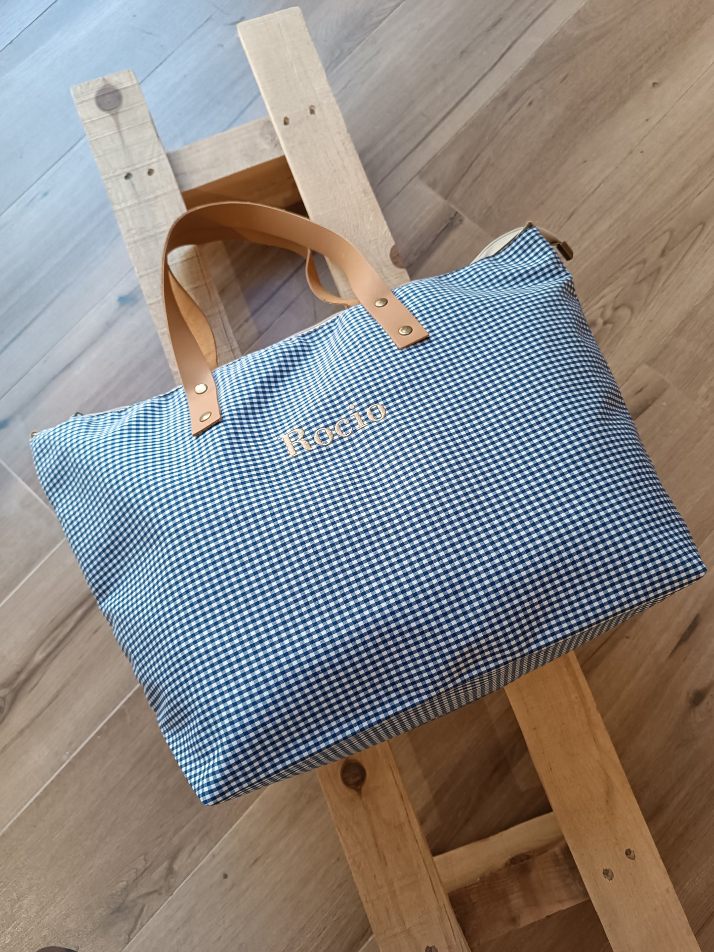 Bolso Vichy (personalizable)