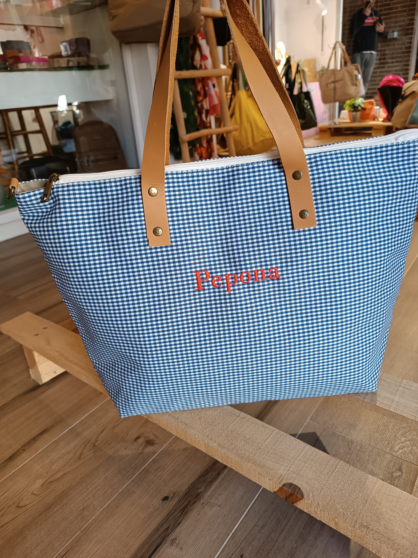 Bolso Vichy (personalizable)