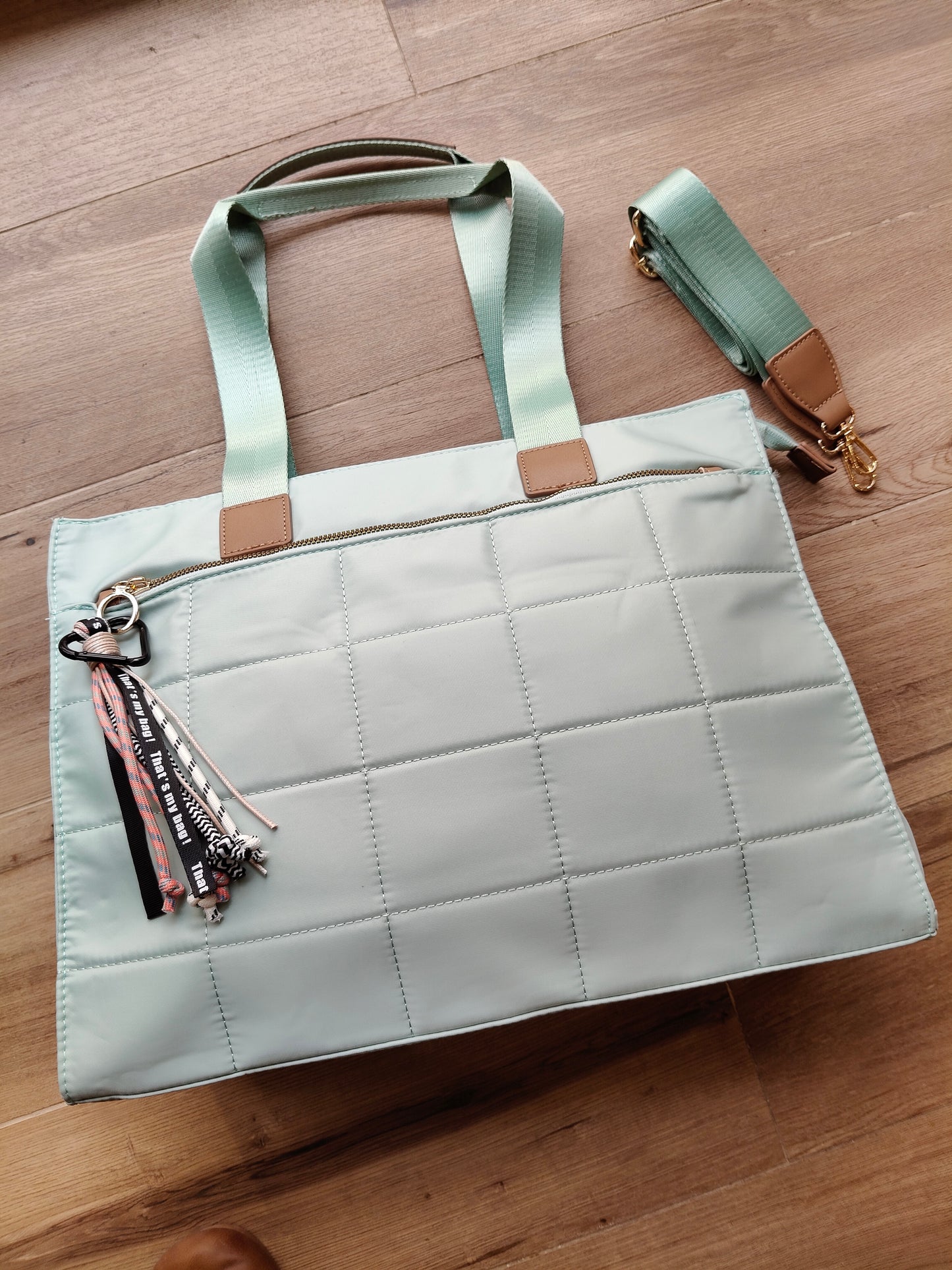 Bolso Pau con asa corta y larga en nailon (PERSONALIZACIÓN GRATUITA)