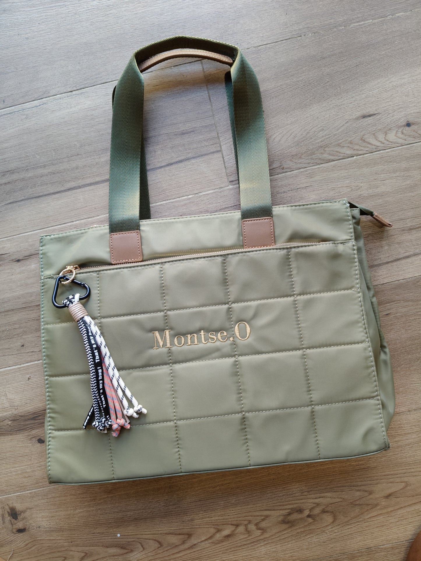 Bolso Pau con asa corta y larga en nailon (PERSONALIZACIÓN GRATUITA)