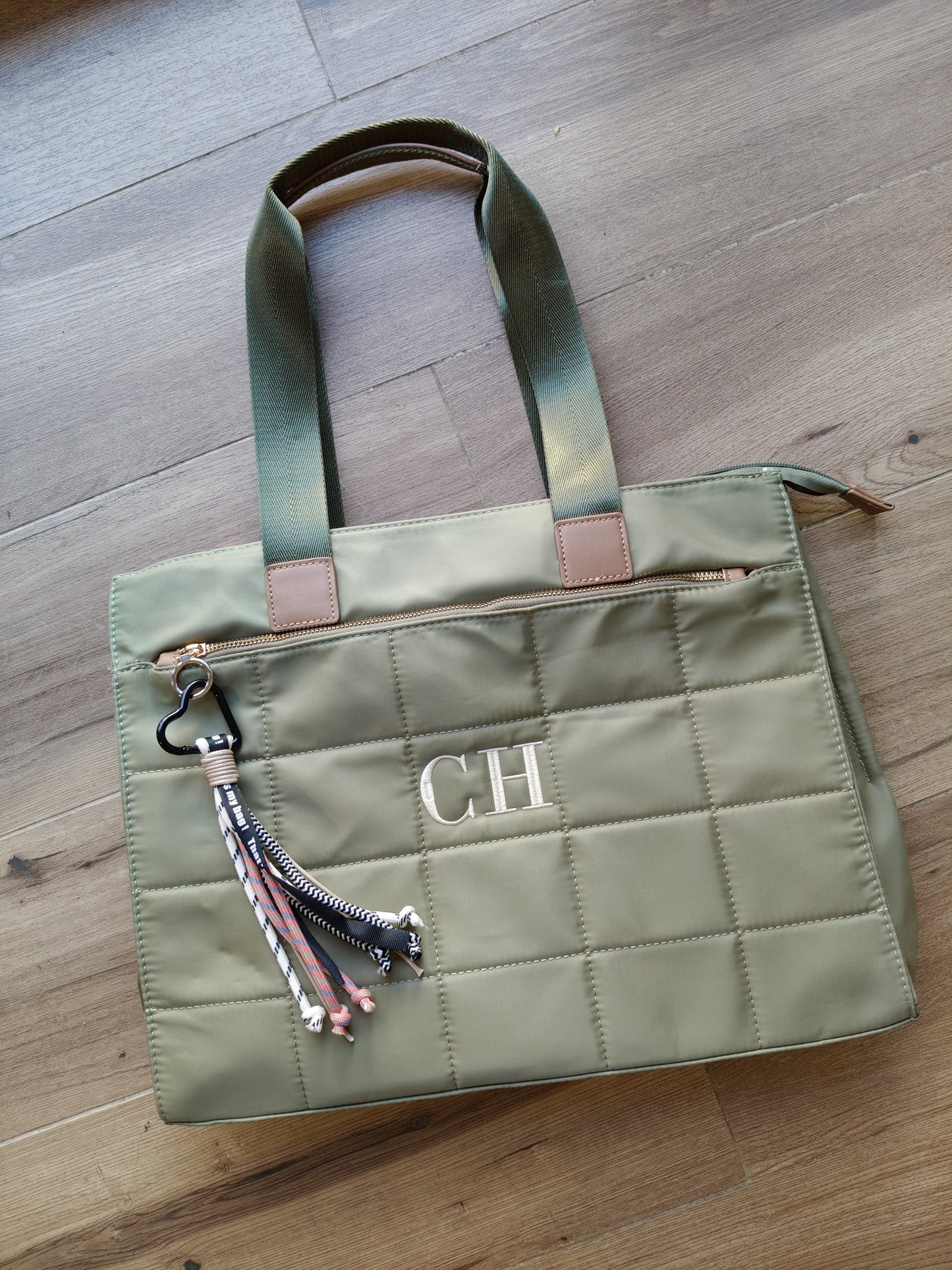 Bolso Pau con asa corta y larga en nailon (PERSONALIZACIÓN GRATUITA)