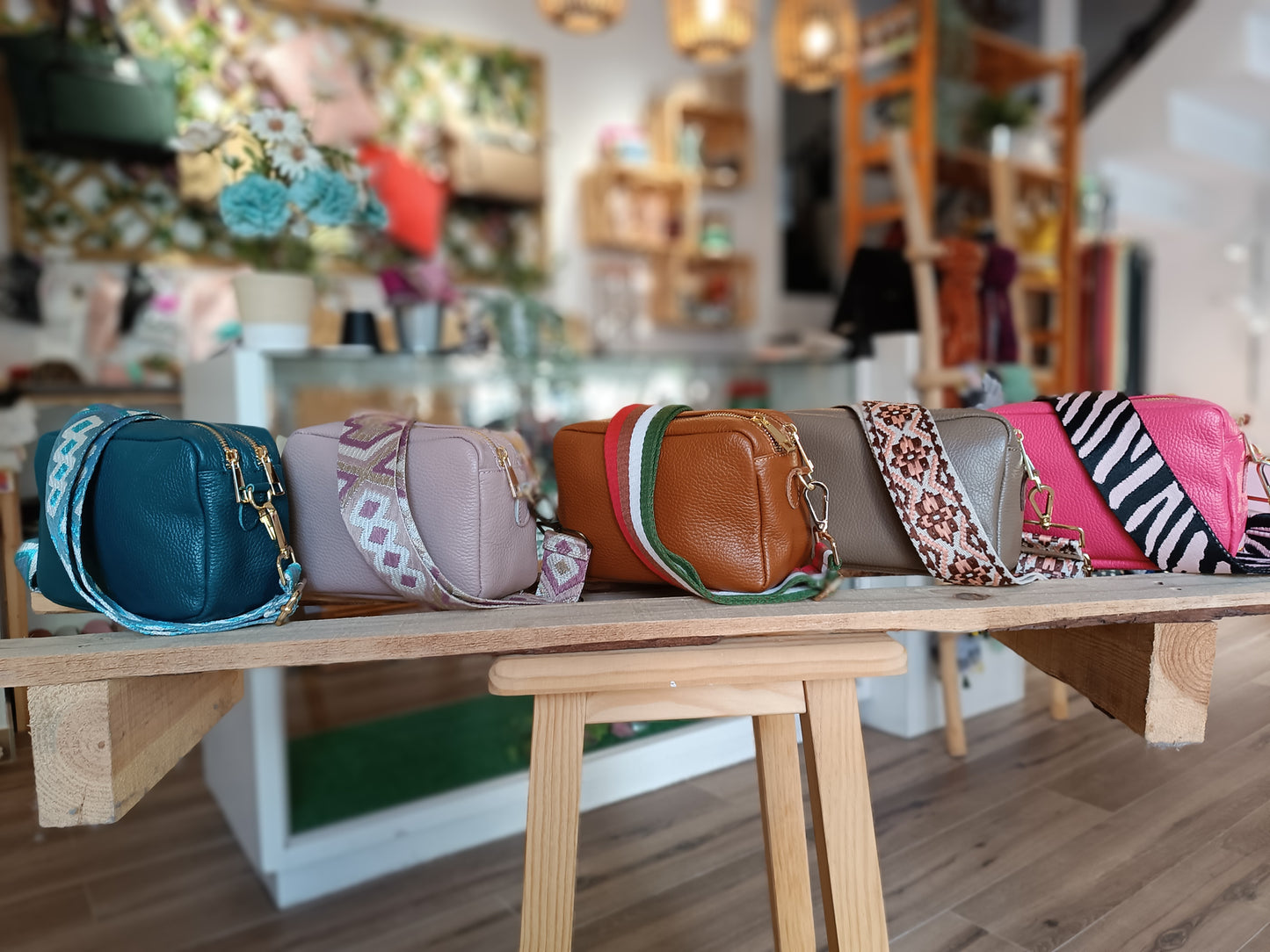 Bolso Nora en piel 2 cremalleras | Personalización gratuita