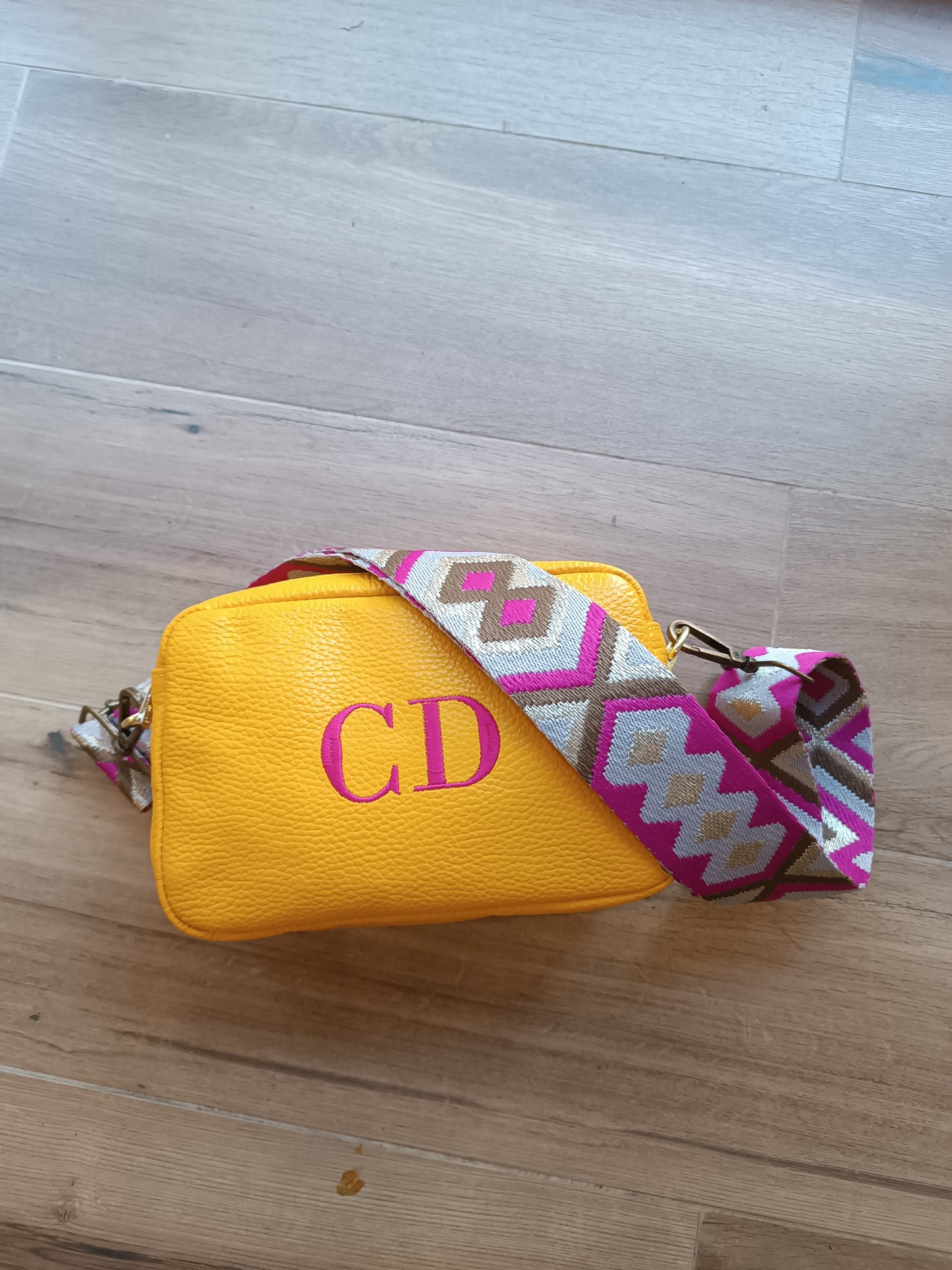 Bolso Nora en piel 2 cremalleras | Personalización gratuita