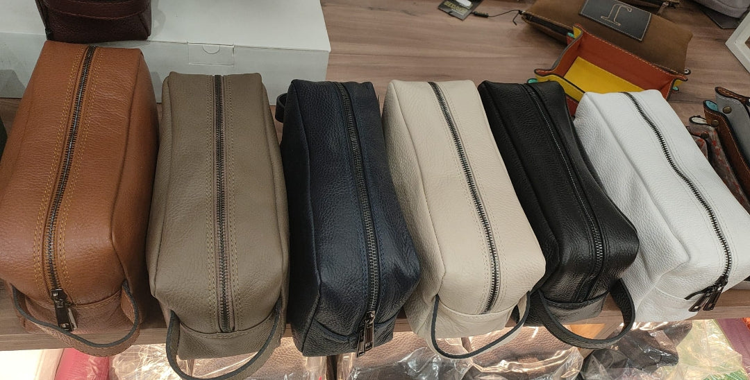 Neceser de mano en piel unisex (PERSONALIZACIÓN GRATUITA)