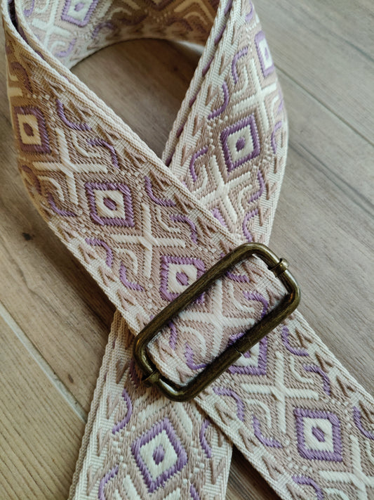 Asa rombos lila- beige