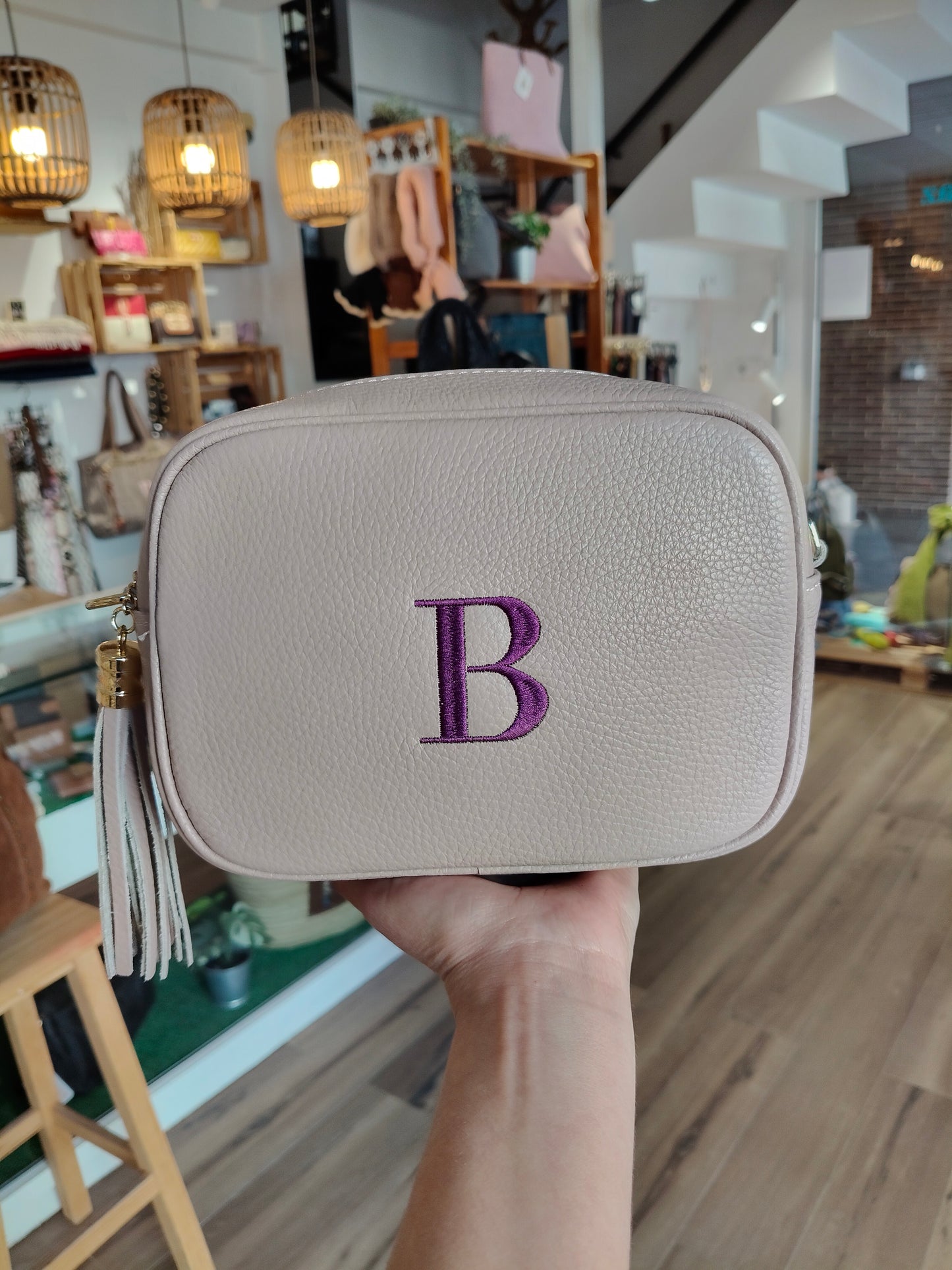 Bolso Lola en piel 1 cremallera (PERSONALIZACIÓN GRATUITA)