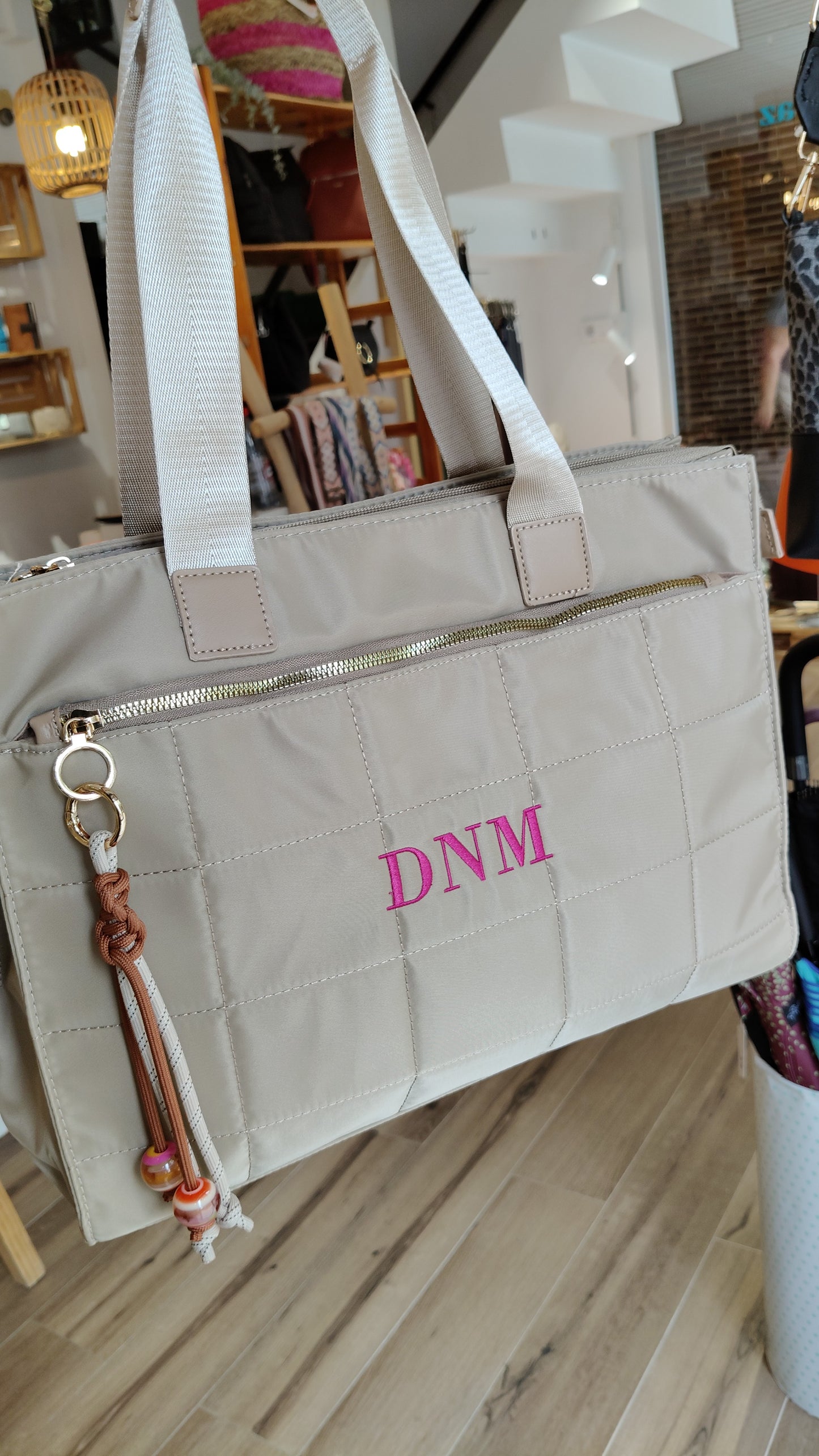Bolso Pau con asa corta y larga en nailon (PERSONALIZACIÓN GRATUITA)