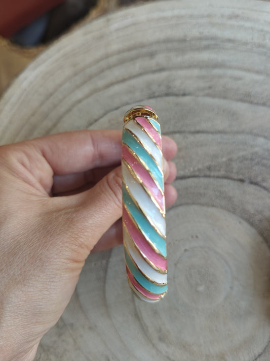 Pulsera acero colores con apertura lateral