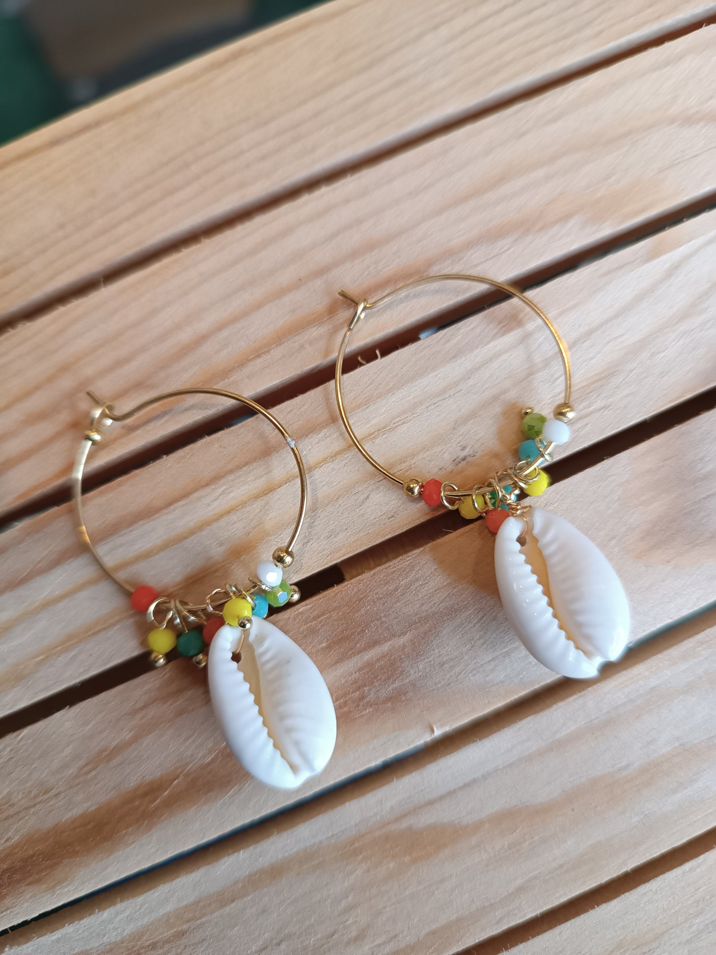 Pendientes Aro Concha