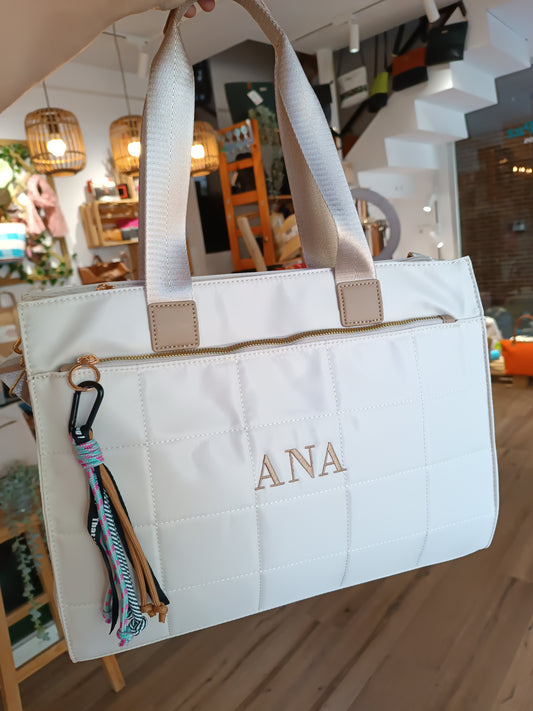 Bolso Pau con asa corta y larga en nailon (personalizable)