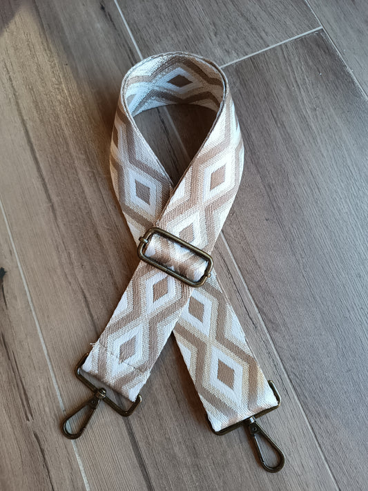 Asa rombos blanco-beige