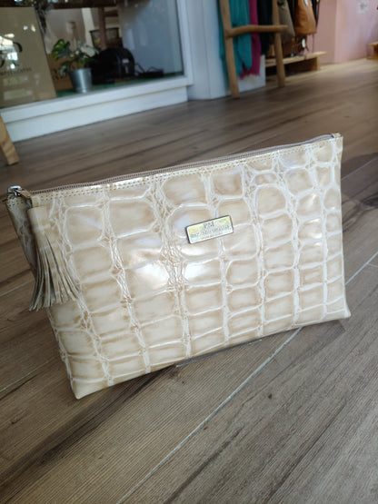 Clutch Artesanal | Coco Nude