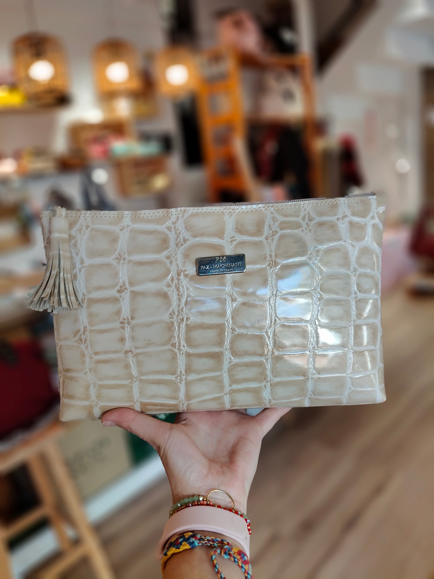 Clutch Artesanal | Coco Nude