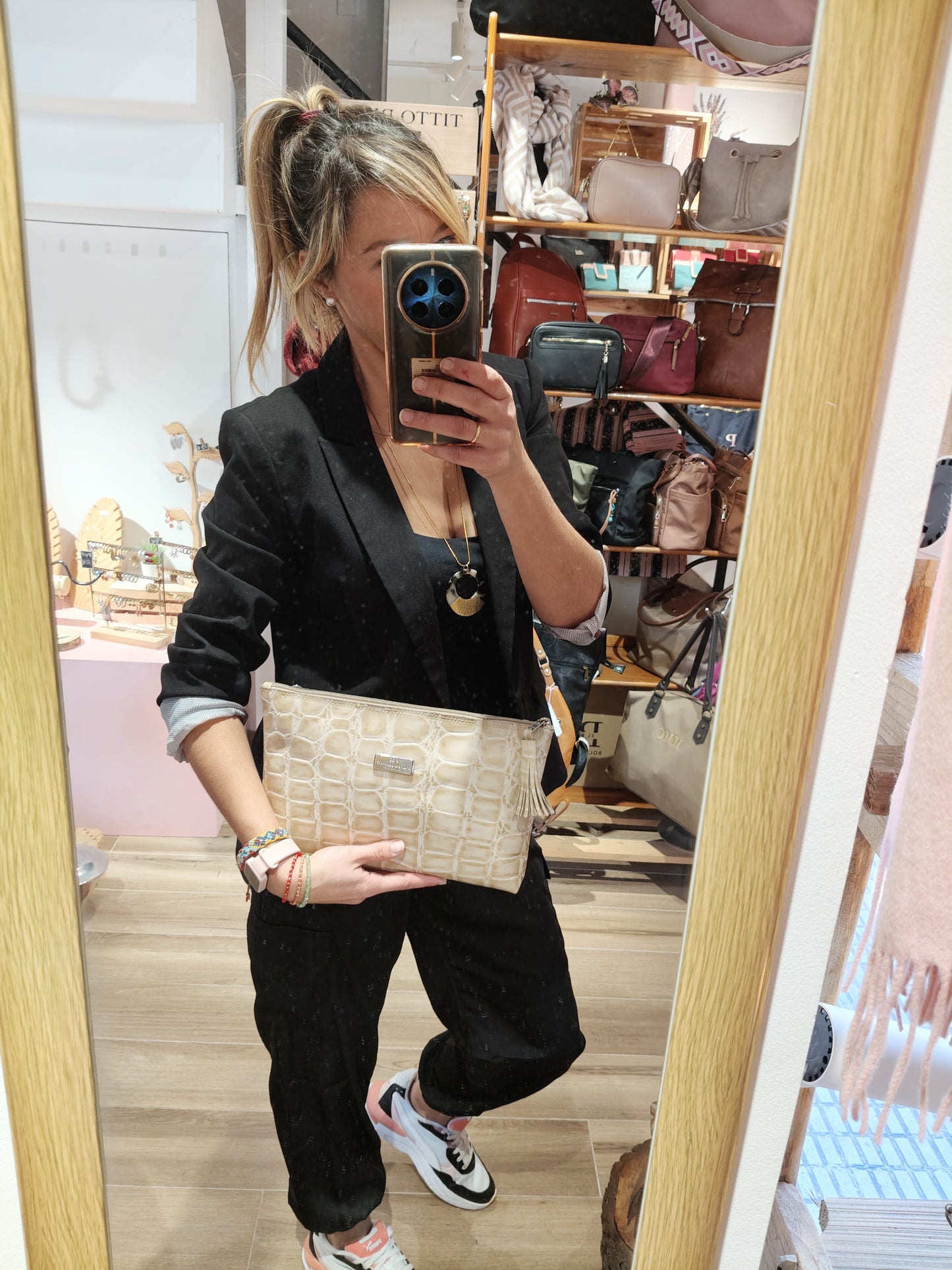 Clutch Artesanal | Coco Nude