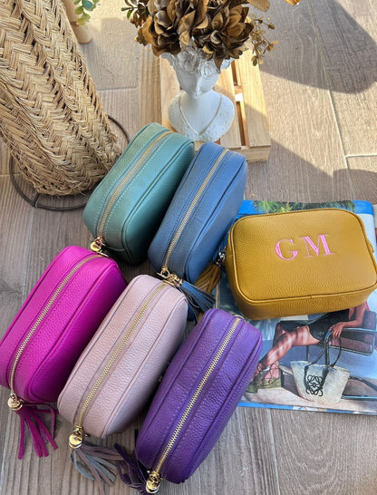 Bolso Lola en piel 1 cremallera (PERSONALIZACIÓN GRATUITA)