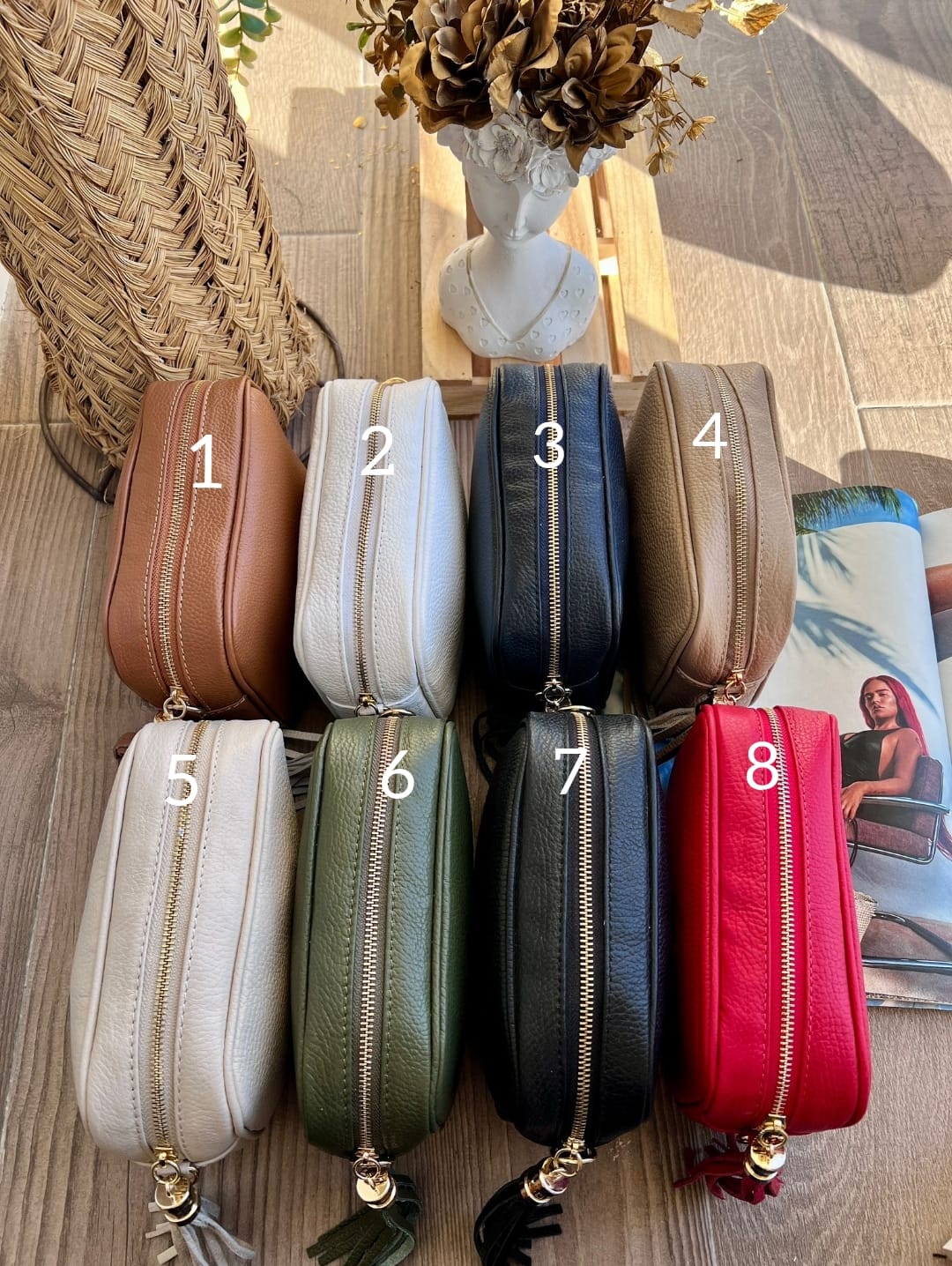 Bolso Lola en piel 1 cremallera (PERSONALIZACIÓN GRATUITA)