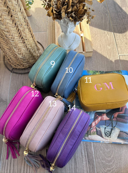 Bolso Lola en piel 1 cremallera (PERSONALIZACIÓN GRATUITA)