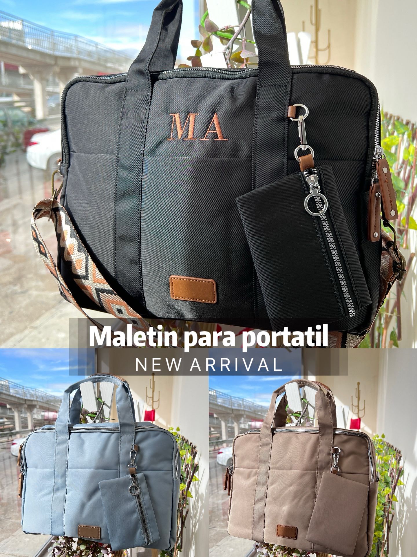 Bolso Maletín Eve para portátil (PERSONALIZACIÓN GRATUITA)