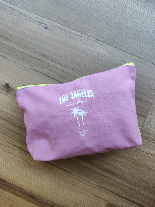 Neceser rosa- amarillo Los Angeles
