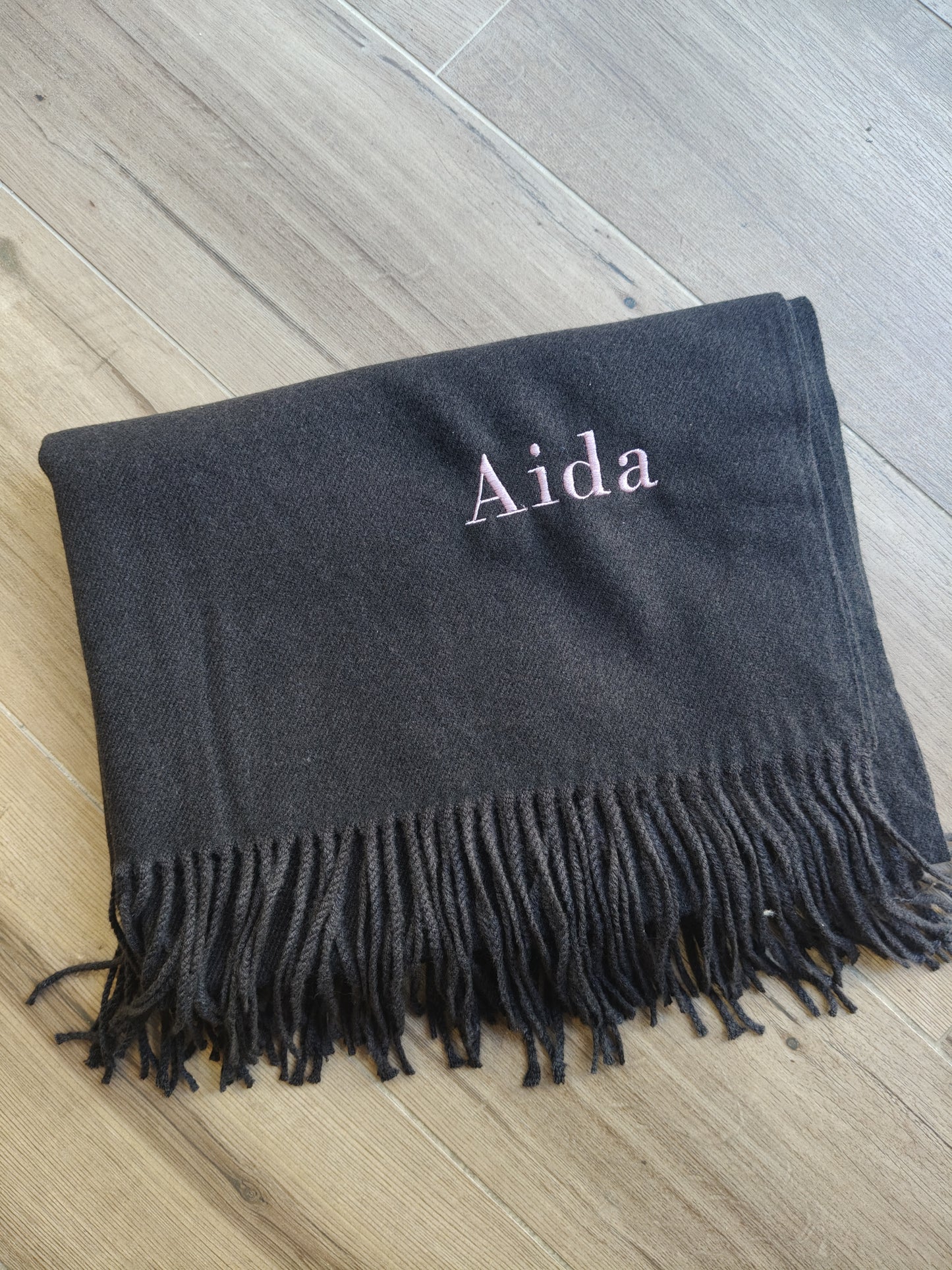 Bufanda Cashmere Unisex  "2 tonos" | Personalización gratuita