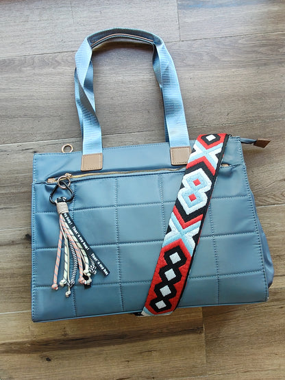 Bolso Pau con asa corta y larga en nailon (PERSONALIZACIÓN GRATUITA)