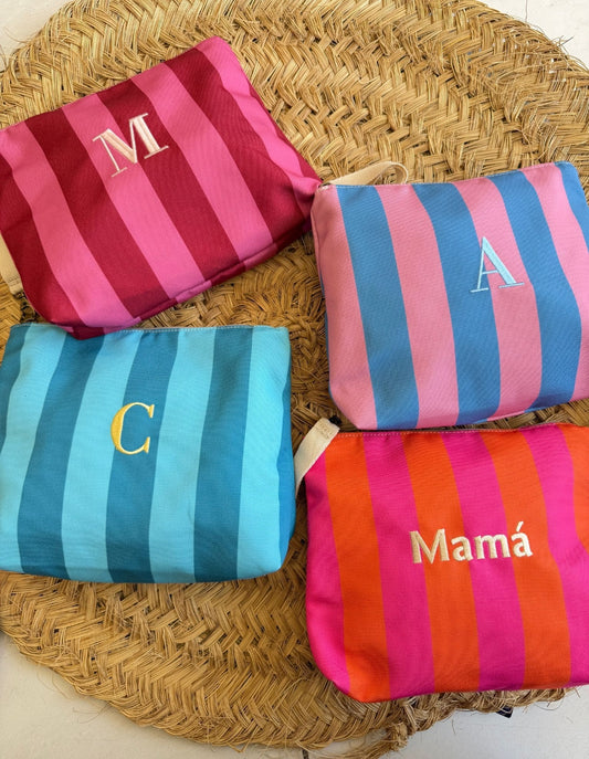 Neceser rayas Caleta | Personalización incluida