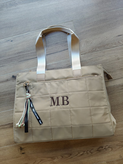 Bolso Pau con asa corta y larga en nailon (PERSONALIZACIÓN GRATUITA)