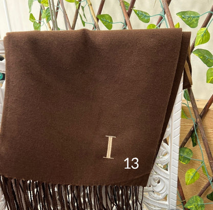 Bufanda Cashmere Unisex  "2 tonos" | Personalización gratuita