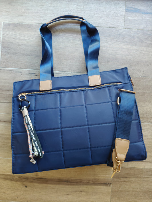 Bolso Pau con asa corta y larga en nailon (PERSONALIZACIÓN GRATUITA)
