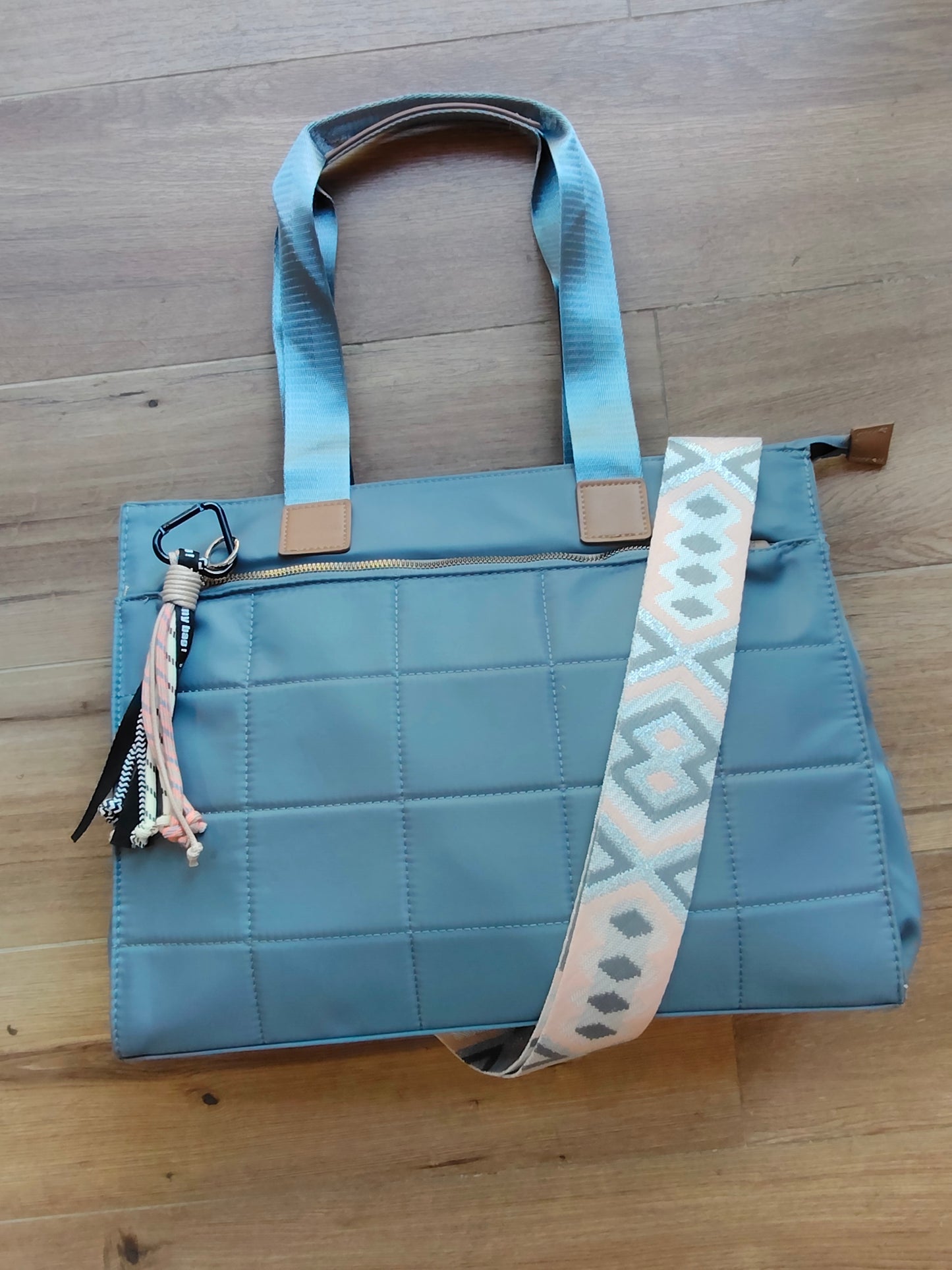 Bolso Pau con asa corta y larga en nailon (PERSONALIZACIÓN GRATUITA)