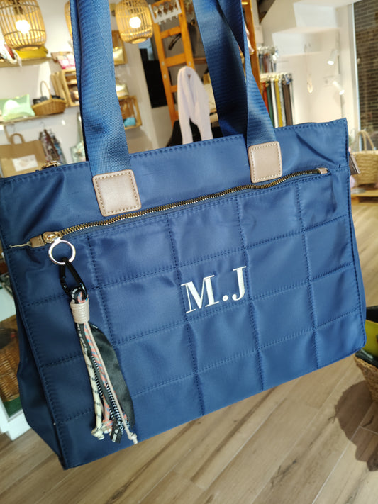 Bolso Pau con asa corta y larga en nailon (PERSONALIZACIÓN GRATUITA)