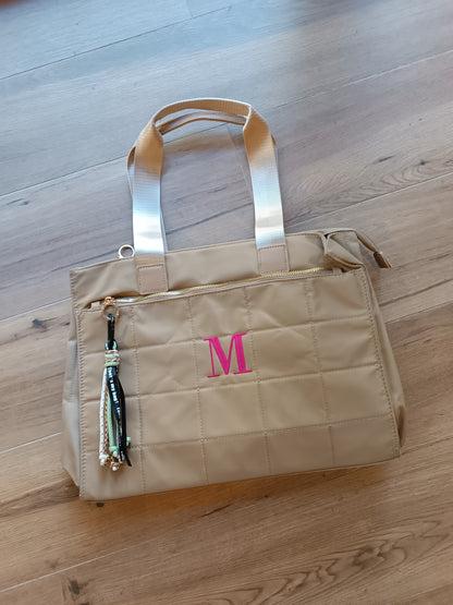Bolso Pau con asa corta y larga en nailon (PERSONALIZACIÓN GRATUITA)
