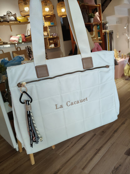 Bolso Pau con asa corta y larga en nailon (PERSONALIZACIÓN GRATUITA)
