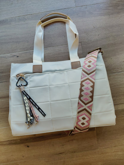 Bolso Pau con asa corta y larga en nailon (PERSONALIZACIÓN GRATUITA)