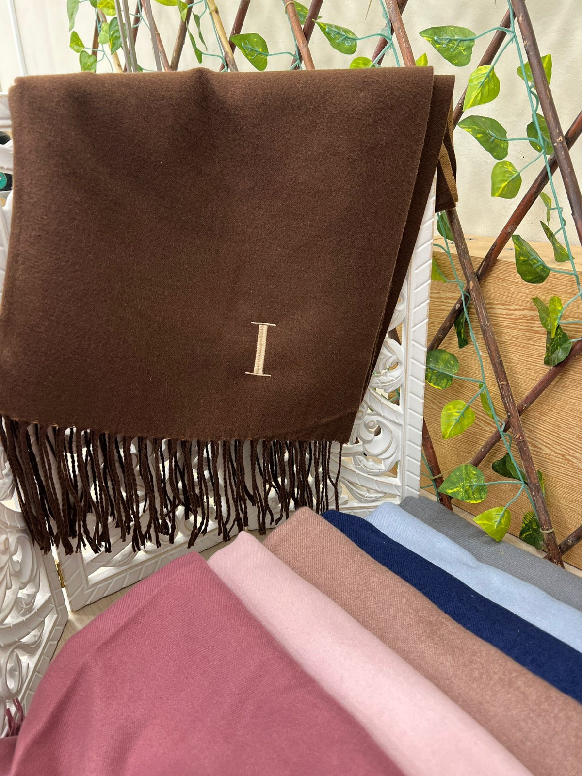 Bufanda Cashmere Unisex  "2 tonos" | Personalización gratuita