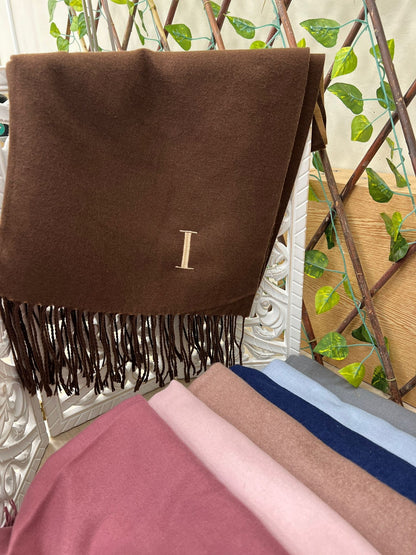 Bufanda Cashmere Unisex  "2 tonos" | Personalización gratuita