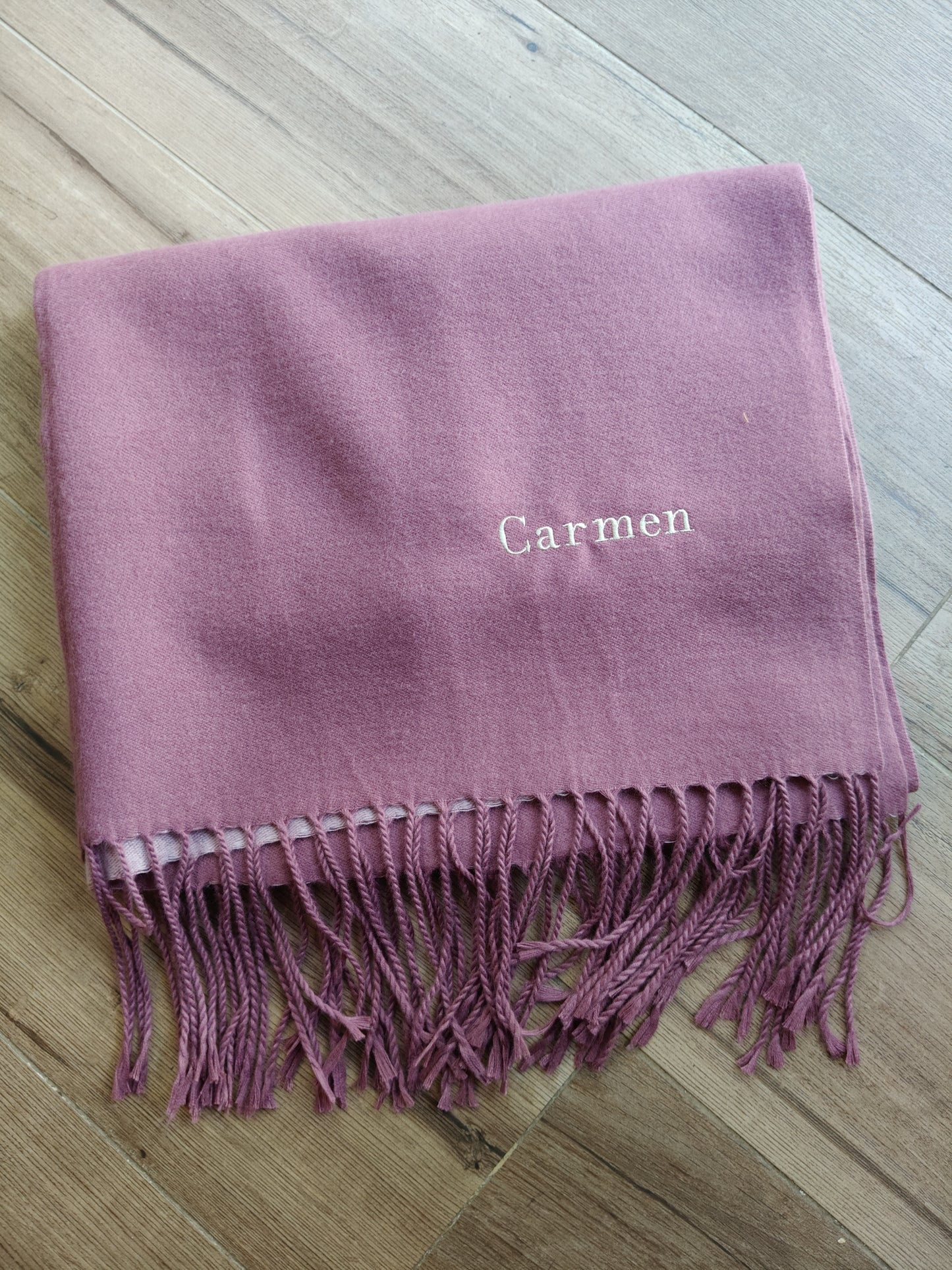 Bufanda Cashmere Unisex  "2 tonos" | Personalización gratuita