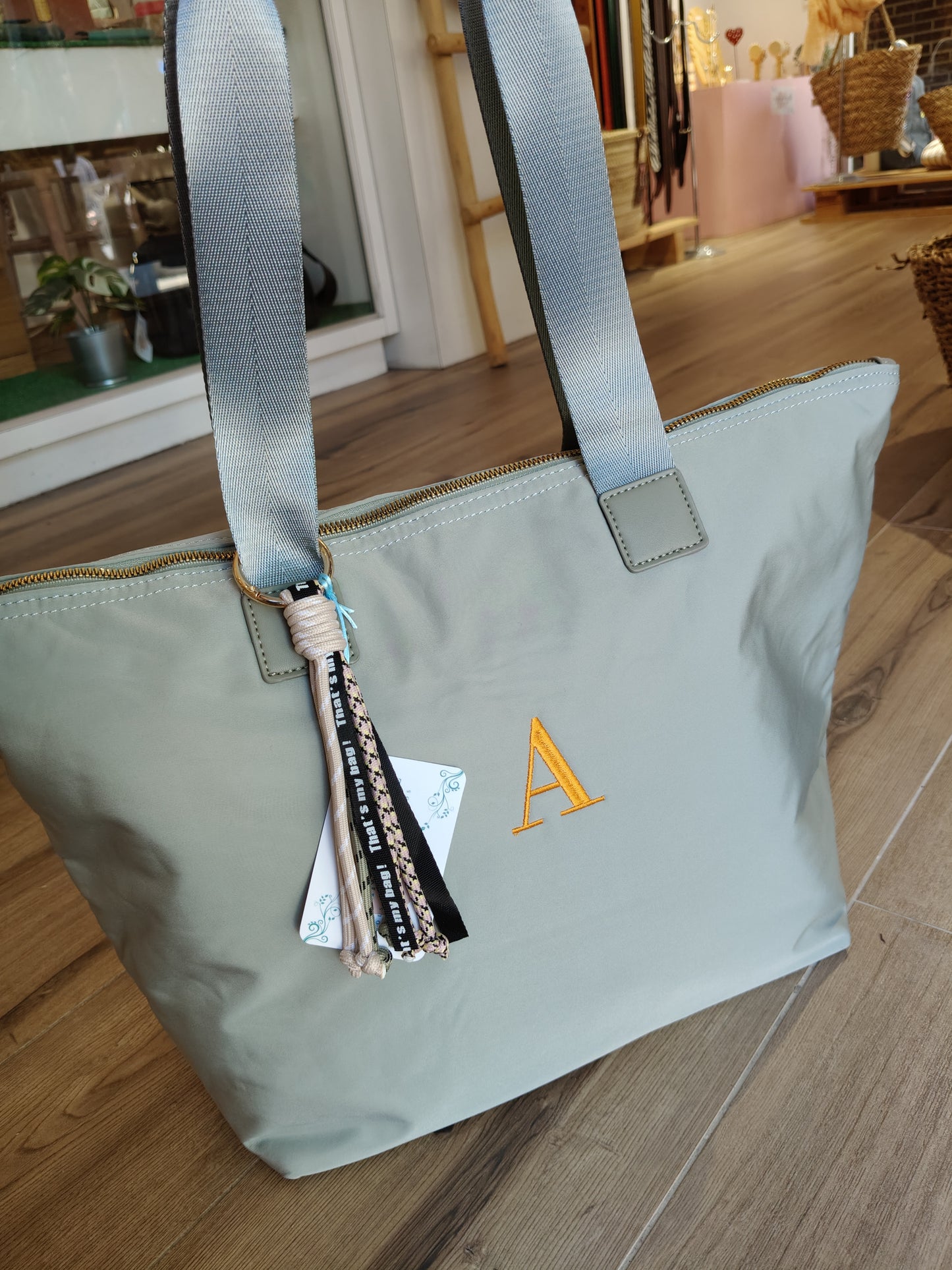 Bolso Lavanda nailon ( personalización gratuita)