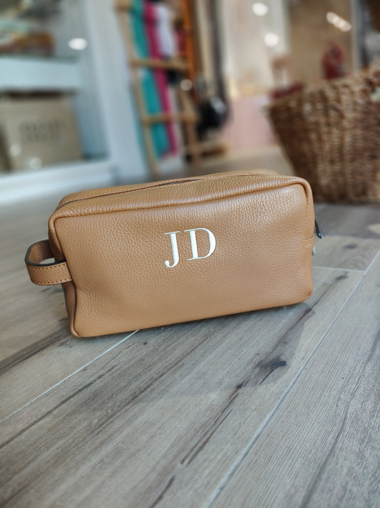 Neceser de mano en piel unisex (PERSONALIZACIÓN GRATUITA)