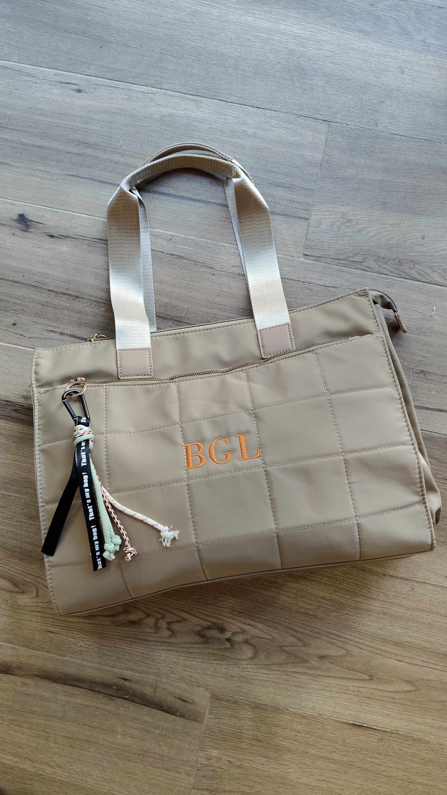 Bolso Pau con asa corta y larga en nailon (PERSONALIZACIÓN GRATUITA)