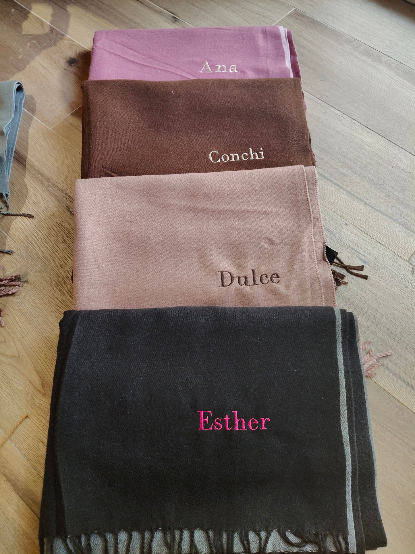 Bufanda Cashmere Unisex  "2 tonos" | Personalización gratuita